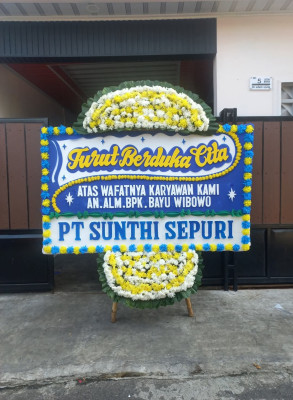 Papan Bunga Duka di Nagrak